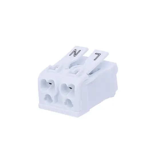 2 Way Push Wire Connector 863 series (Pack of 10)