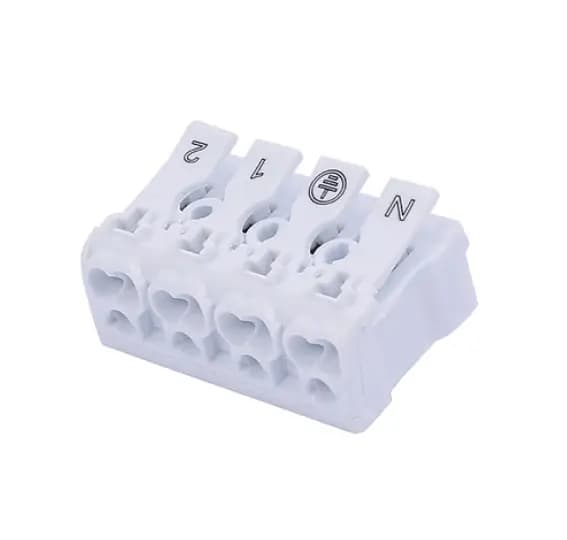 4 Way Push Wire Connector 863 series (Pack of 10)