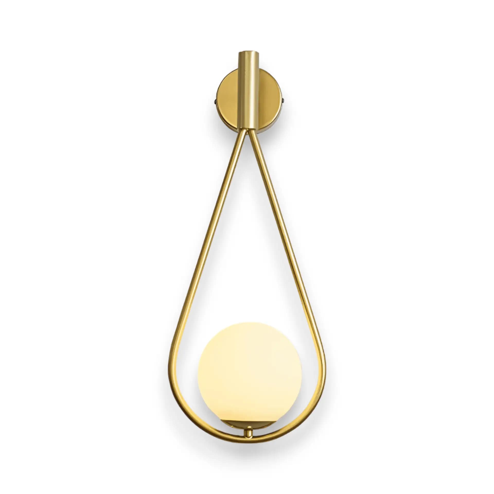 Bedroom Copper Glass Wall Light CP91