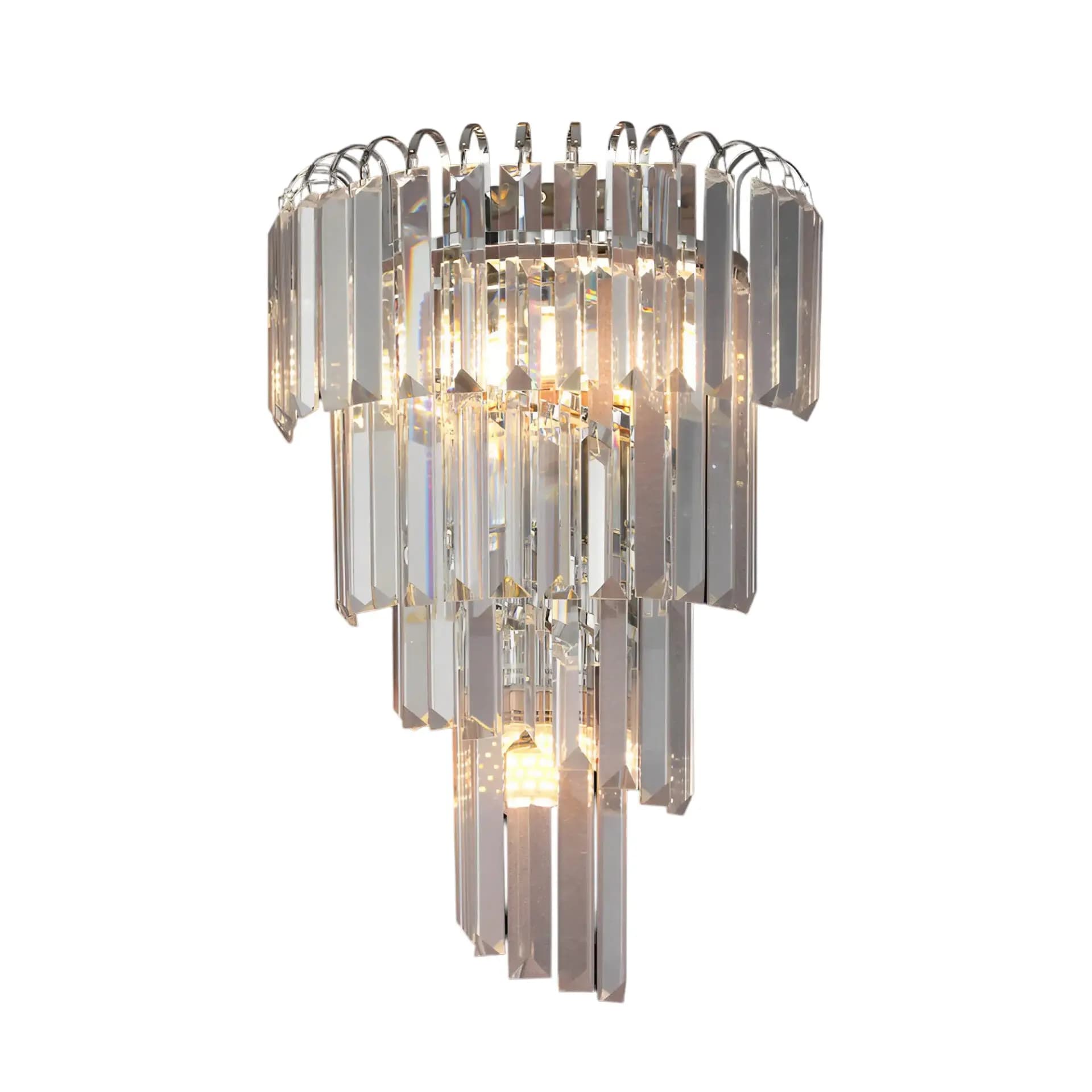 Spiral Crystal Chandelier Wall Light CH151/3C