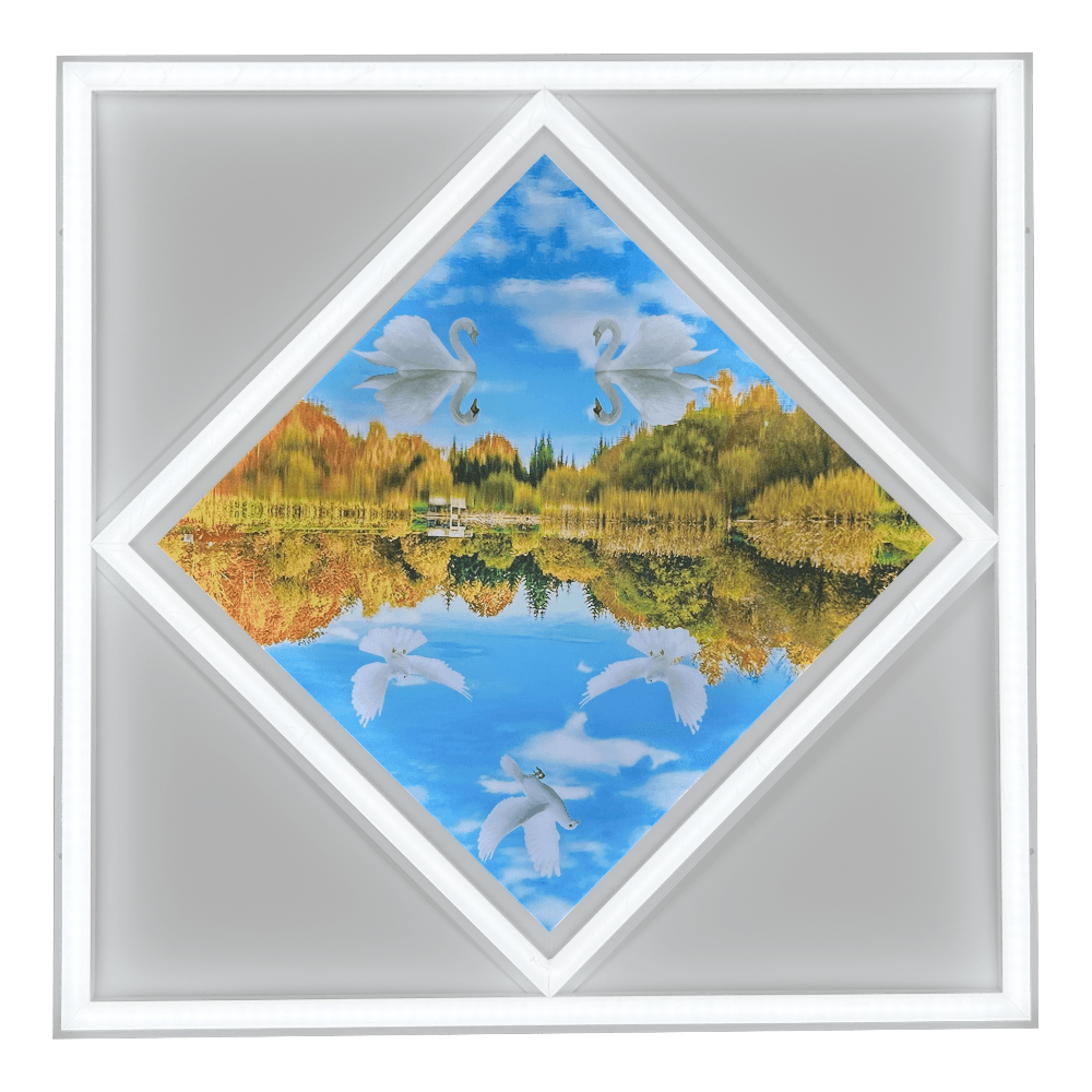 Diamond Shape Autumn LED Panel Light - 600mm X 600mm