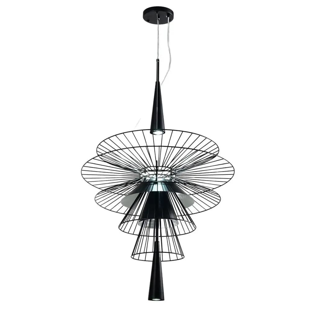 Modern Black Flying Saucer Pendant Chandelier CP198