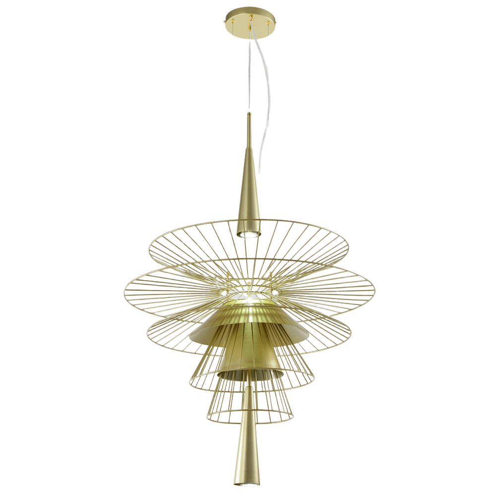 Modern Gold Flying Saucer Pendant Chandelier CP199