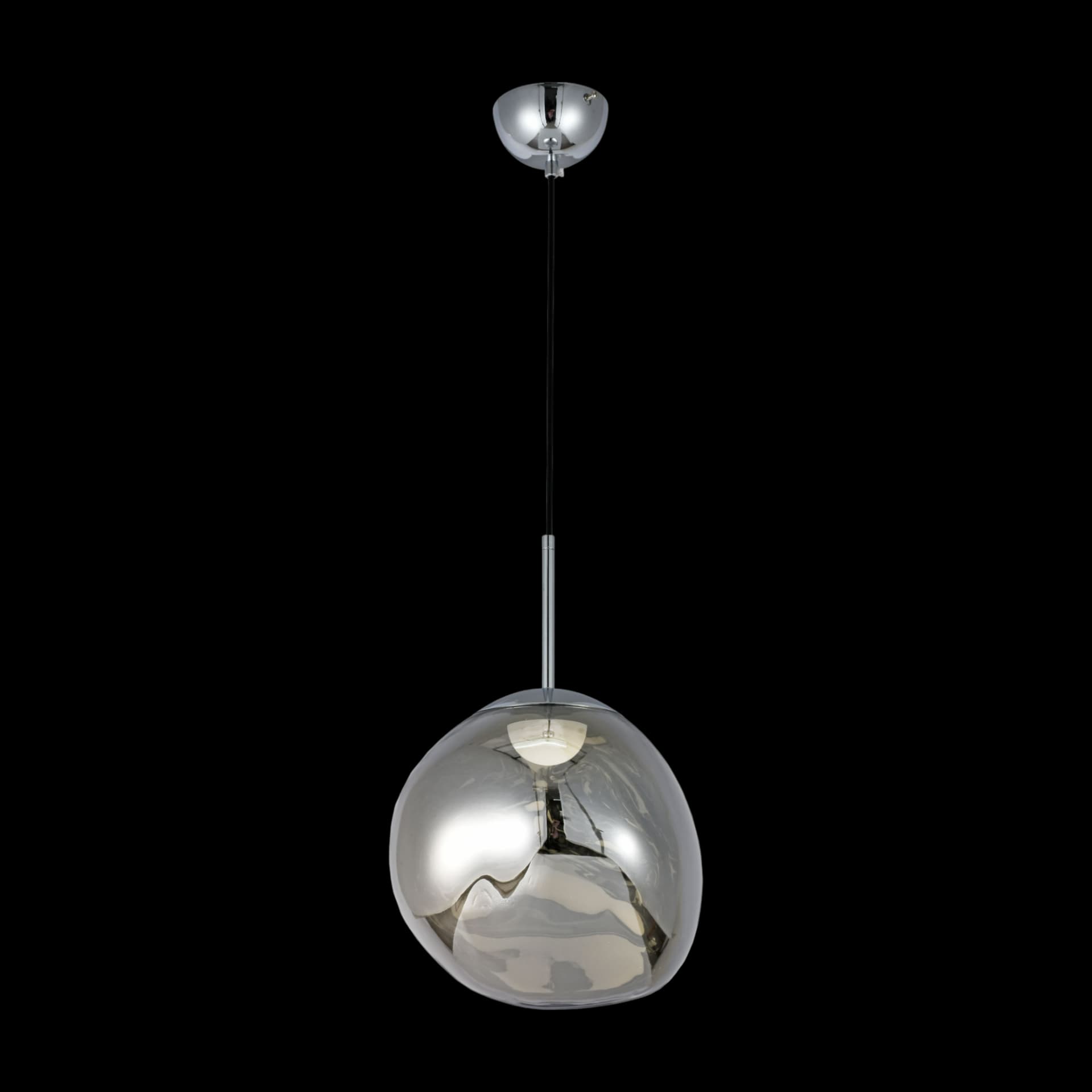 Smoky Organic Filament Chrome Pendant Light CP227