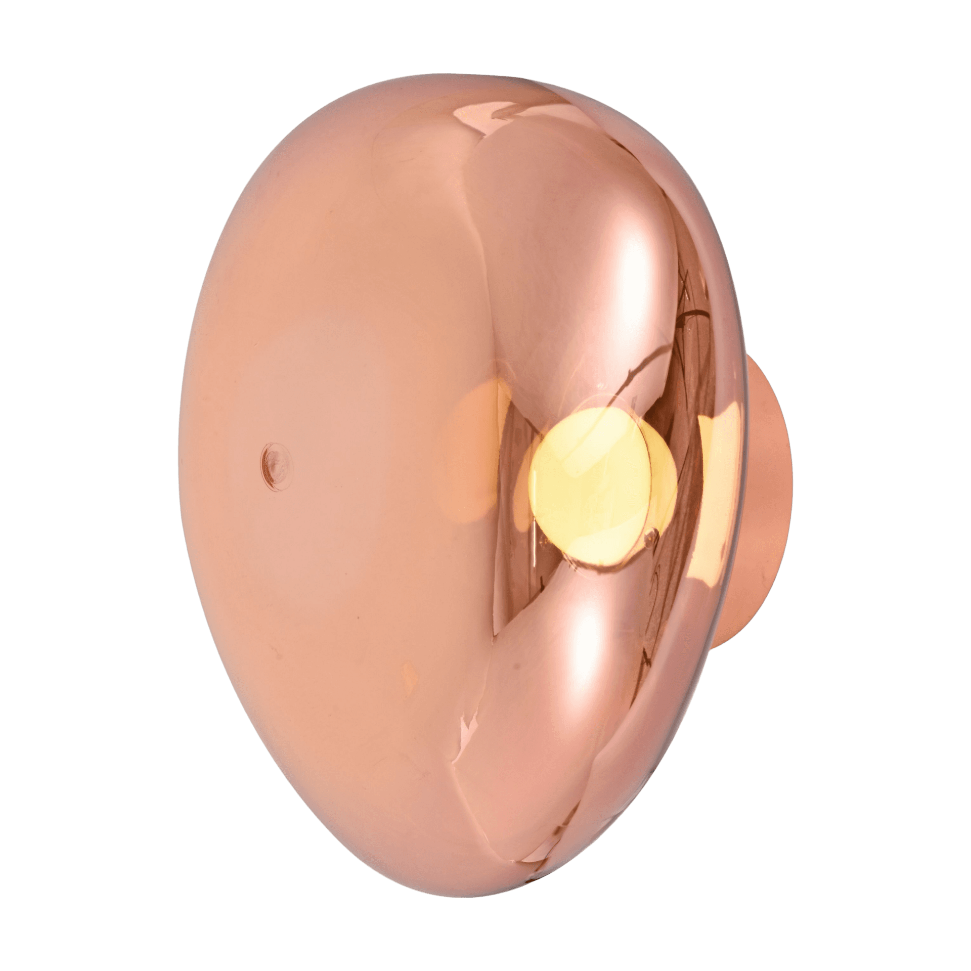 Rose Gold Organic Filament Door Knob Wall Light CP234